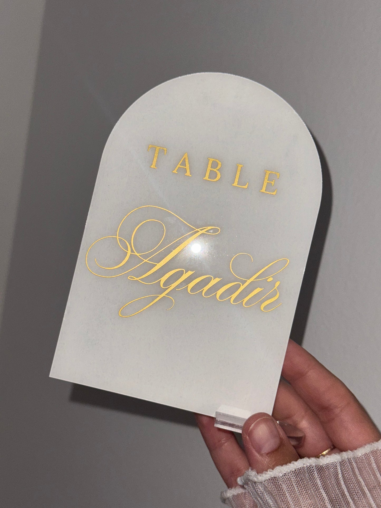 Nom de table - Arche