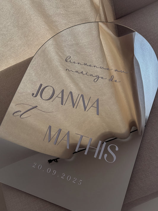 Panneau de bienvenue - Arche classique