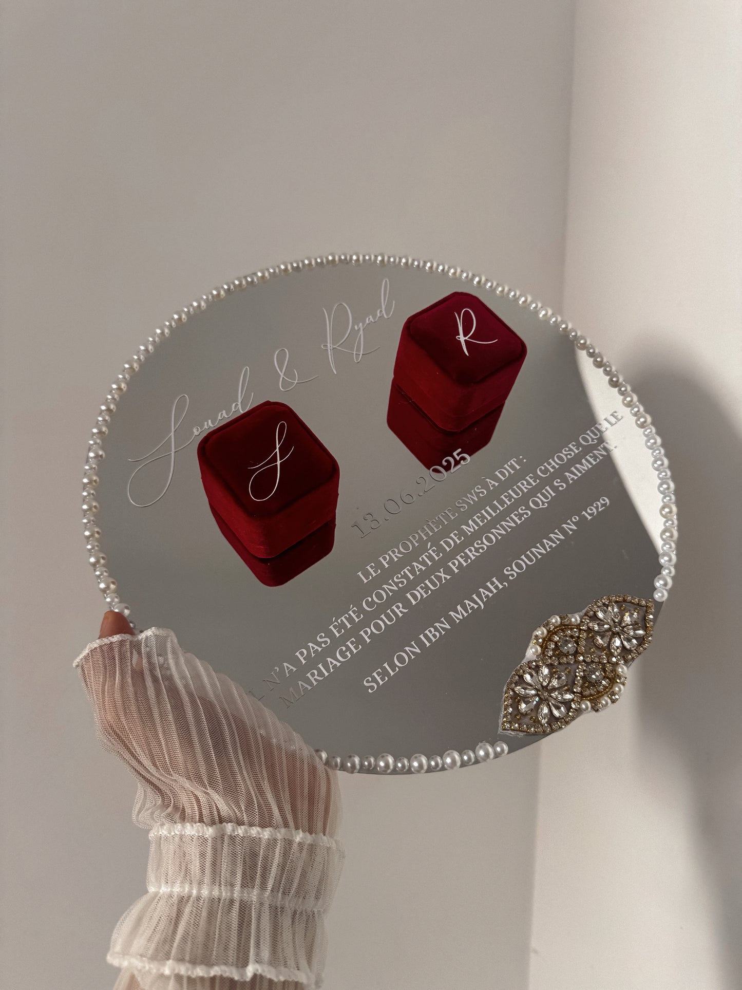 Porte alliances - Plateau miroir