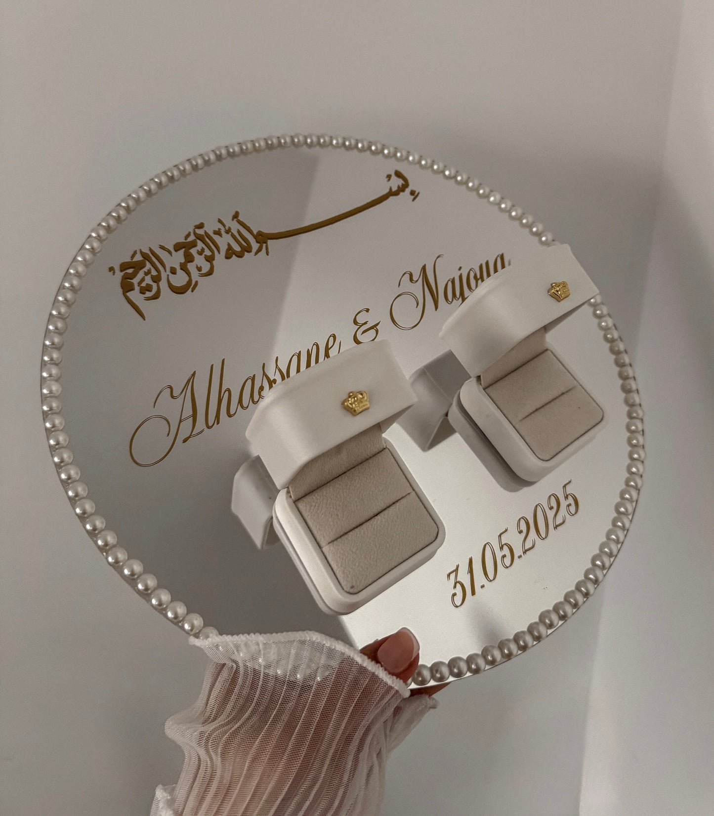 Porte alliances - Plateau miroir